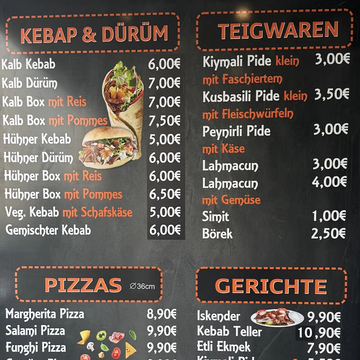 Speisekarte photo 1