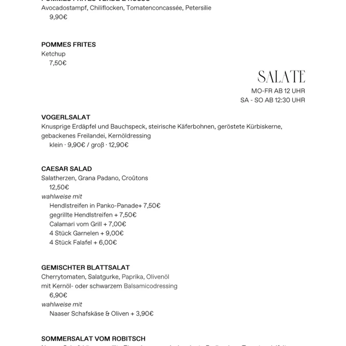 Speisekarte photo 6