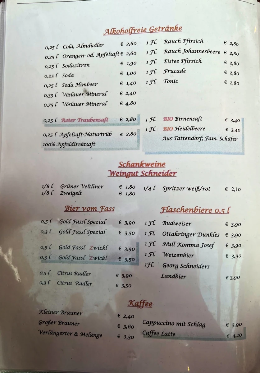 Speisekarte photo 3