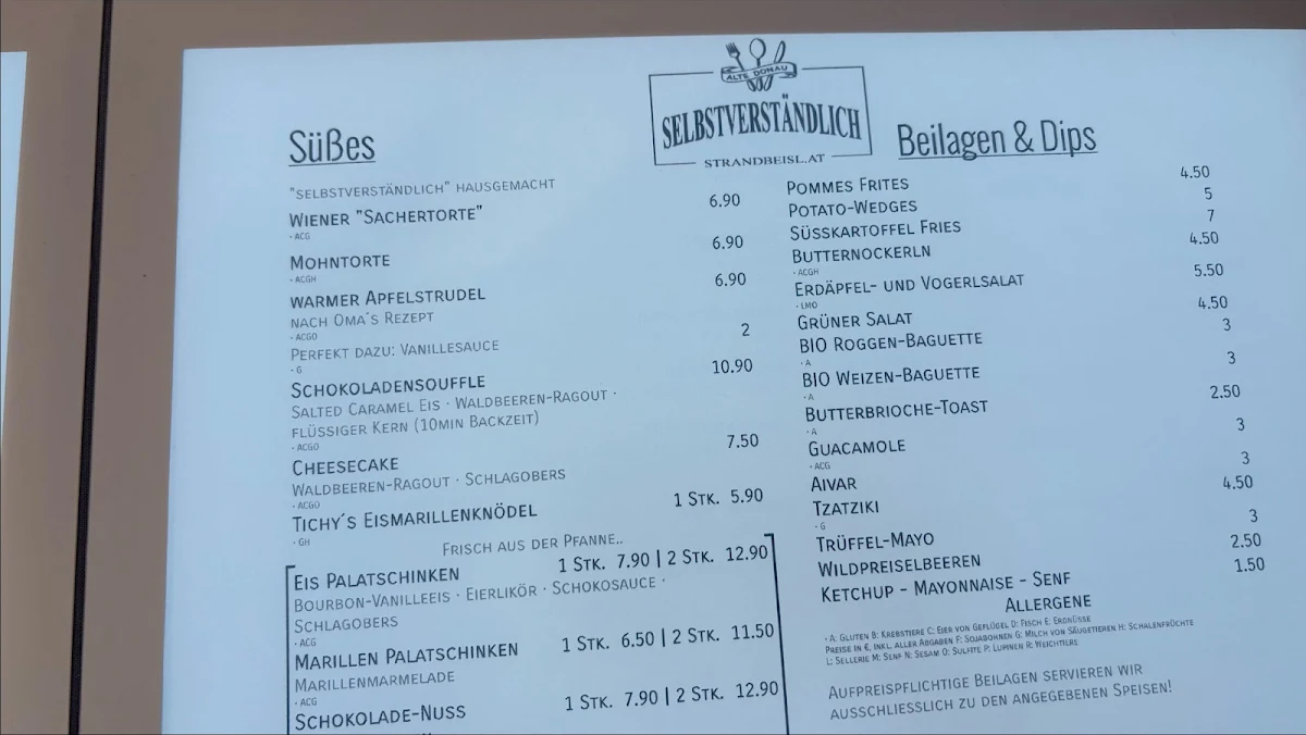 Speisekarte photo 1
