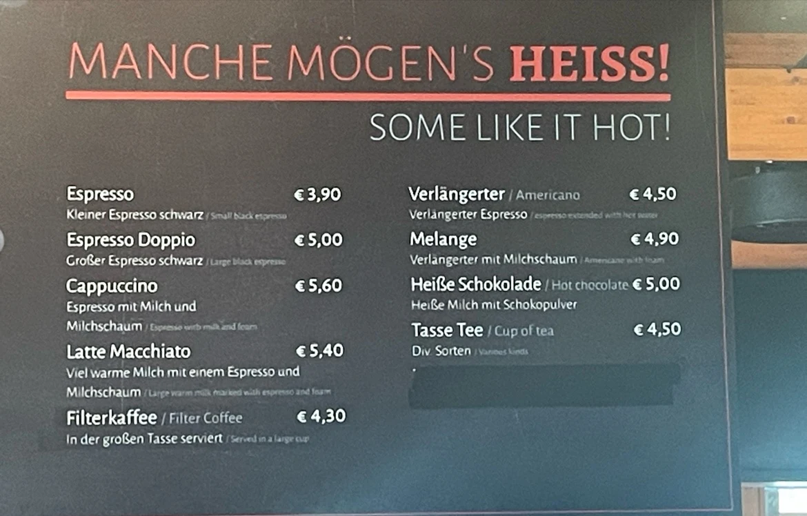 Speisekarte photo 1