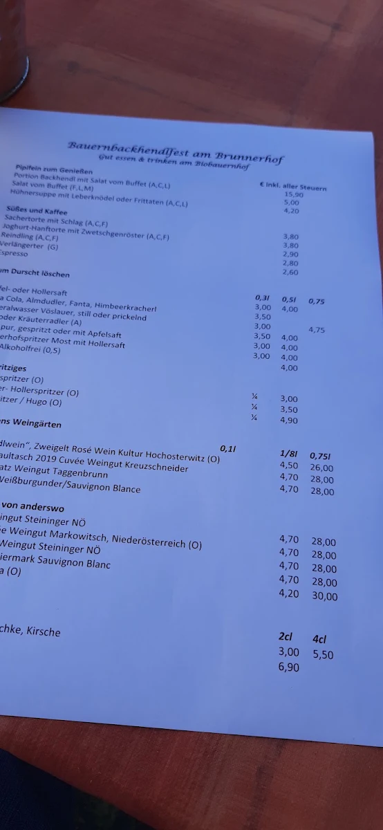 Speisekarte photo 3