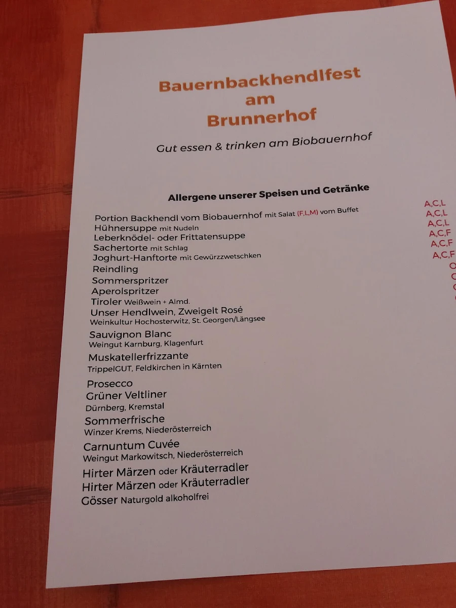 Speisekarte photo 4