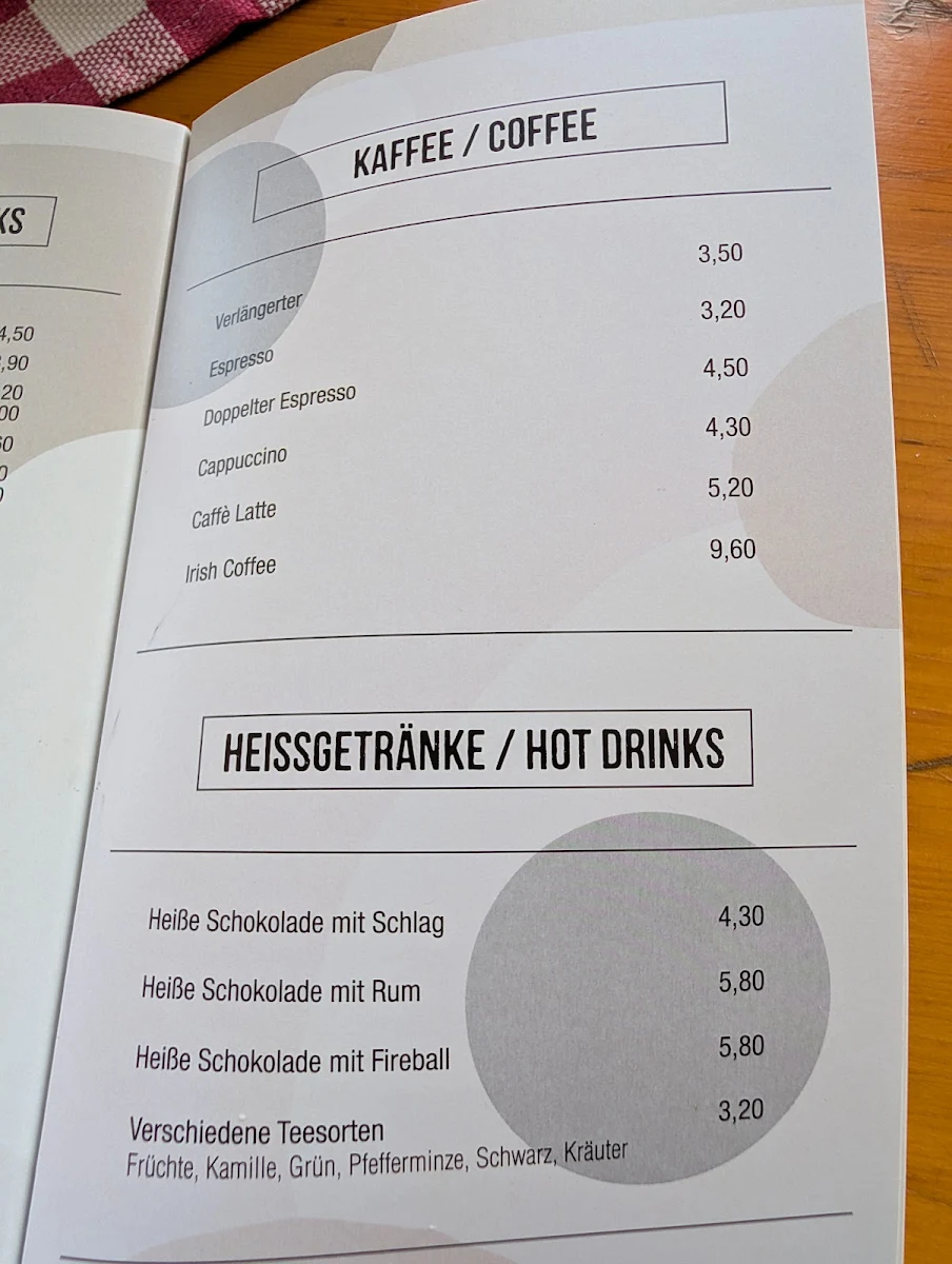 Speisekarte photo 2