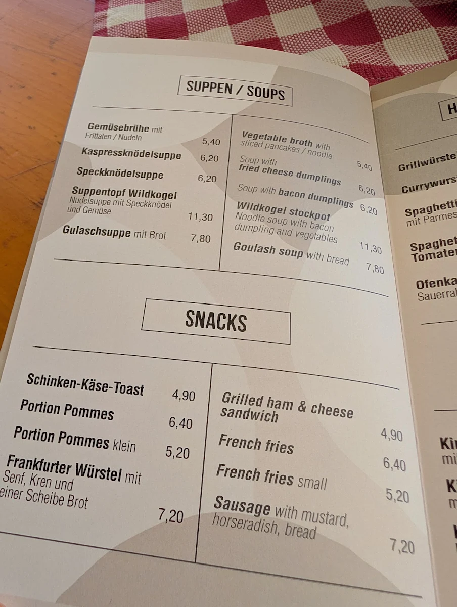 Speisekarte photo 5
