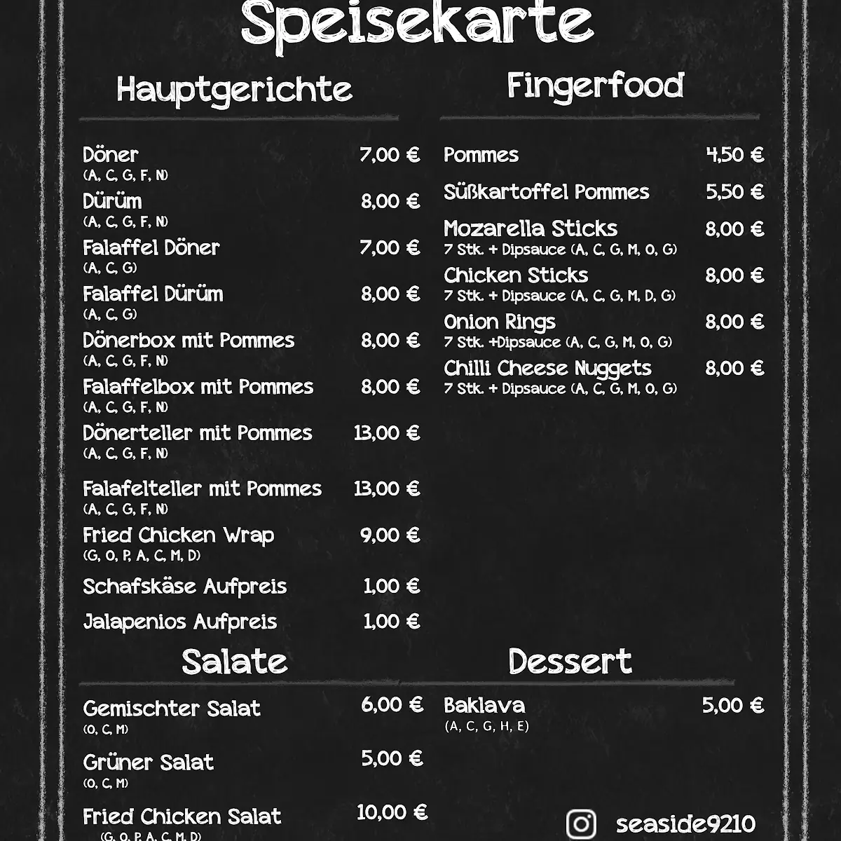 Speisekarte photo 1