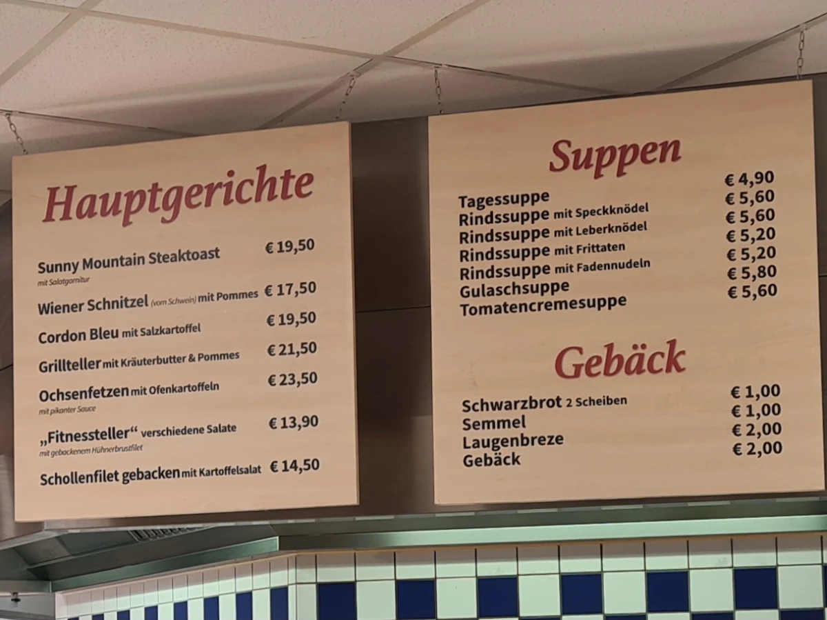 Speisekarte photo 1