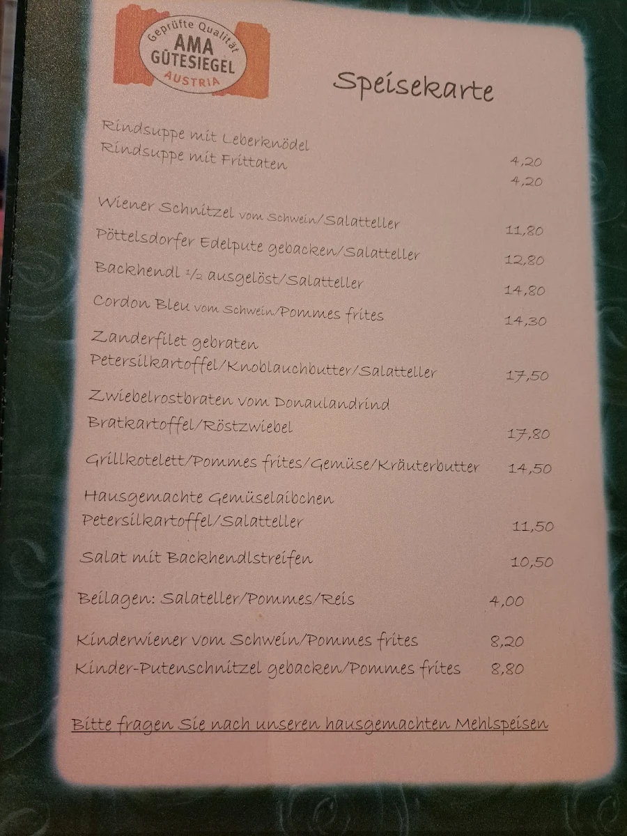 Speisekarte photo 1