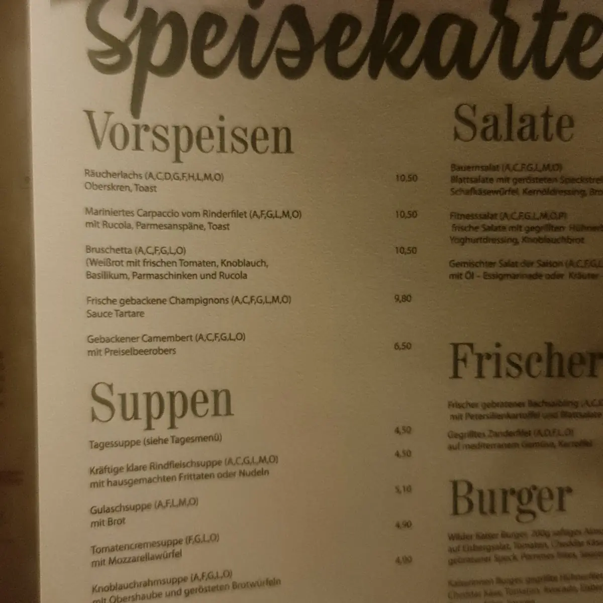 Speisekarte photo 10