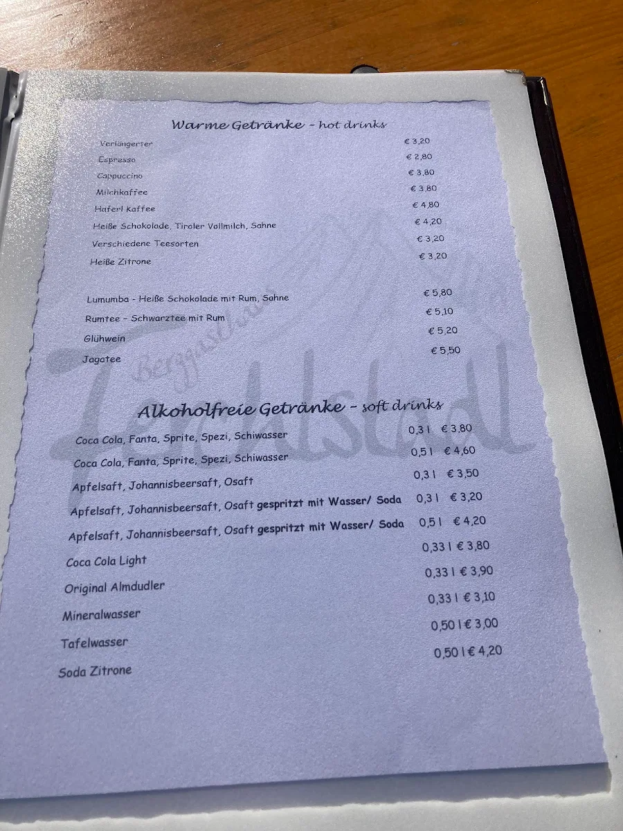Speisekarte photo 5