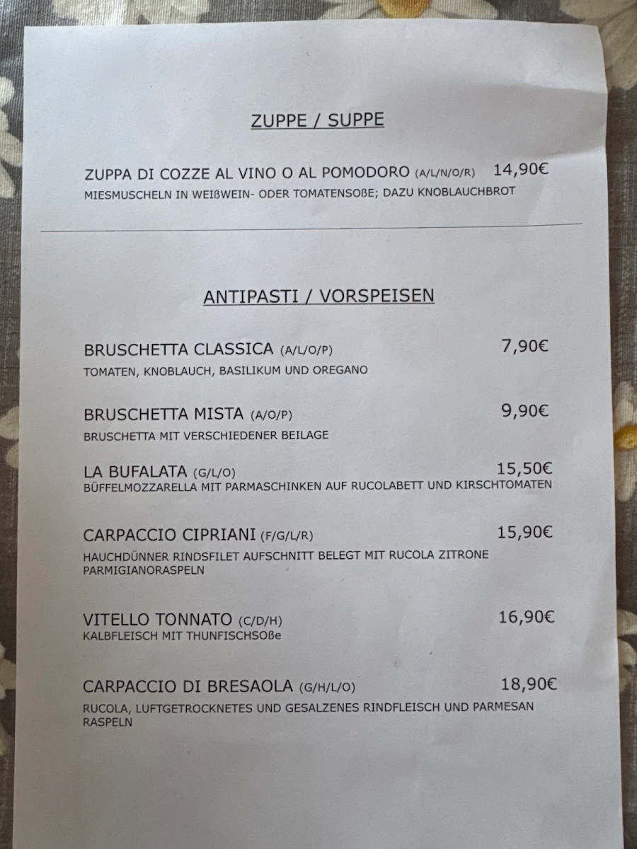 Speisekarte photo 3