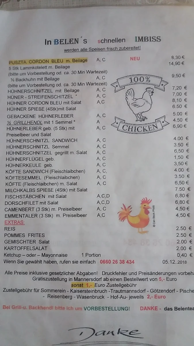 Speisekarte photo 6