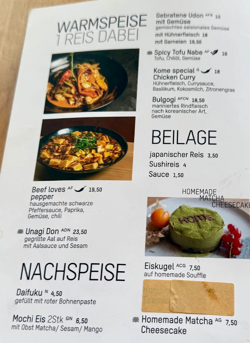 Speisekarte photo 6