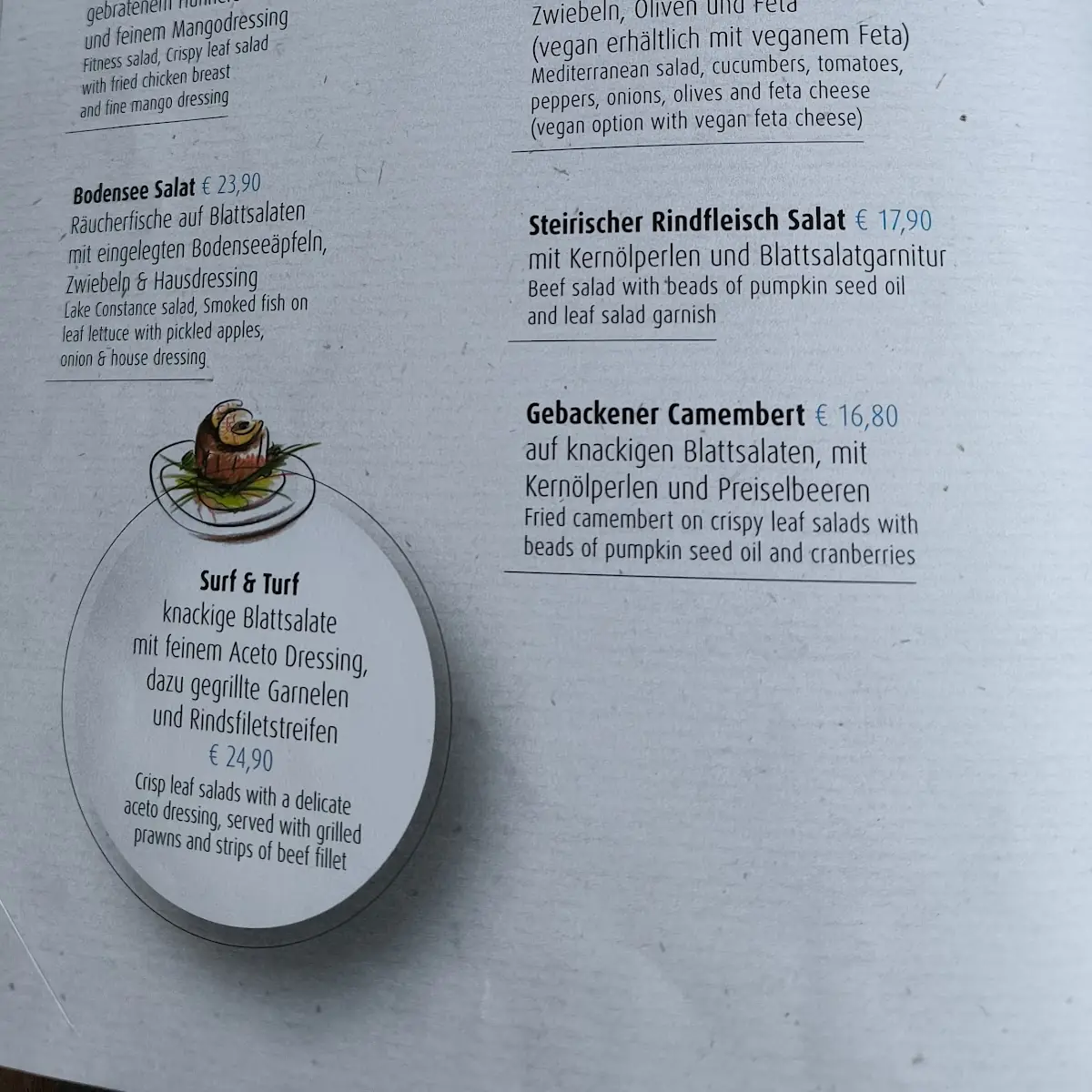 Speisekarte photo 3