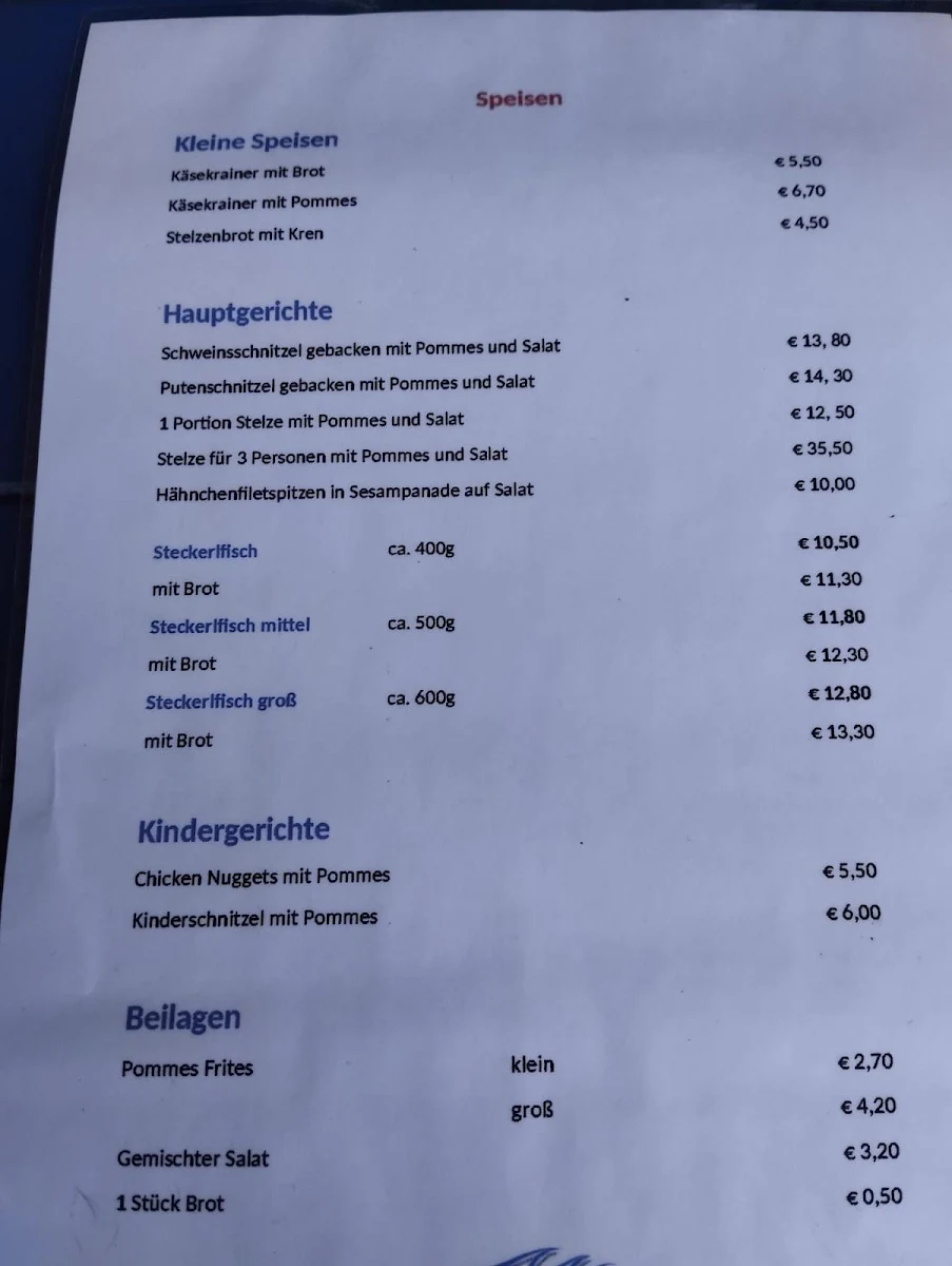 Speisekarte photo 2