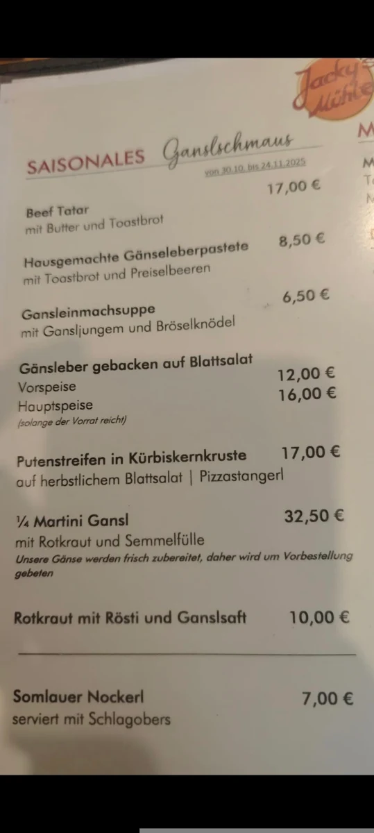 Speisekarte photo 1
