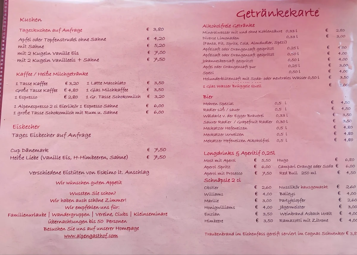 Speisekarte photo 2