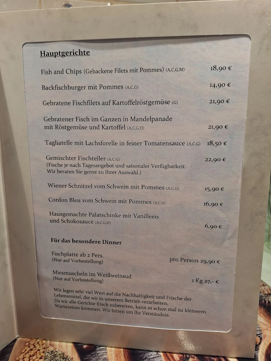 Speisekarte photo 2