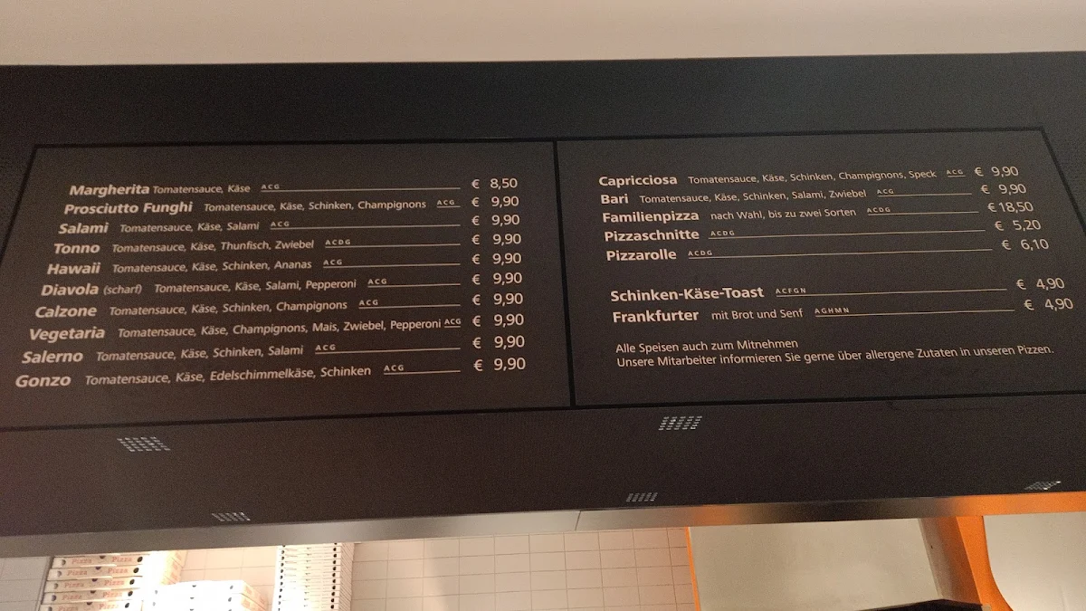 Speisekarte photo 2