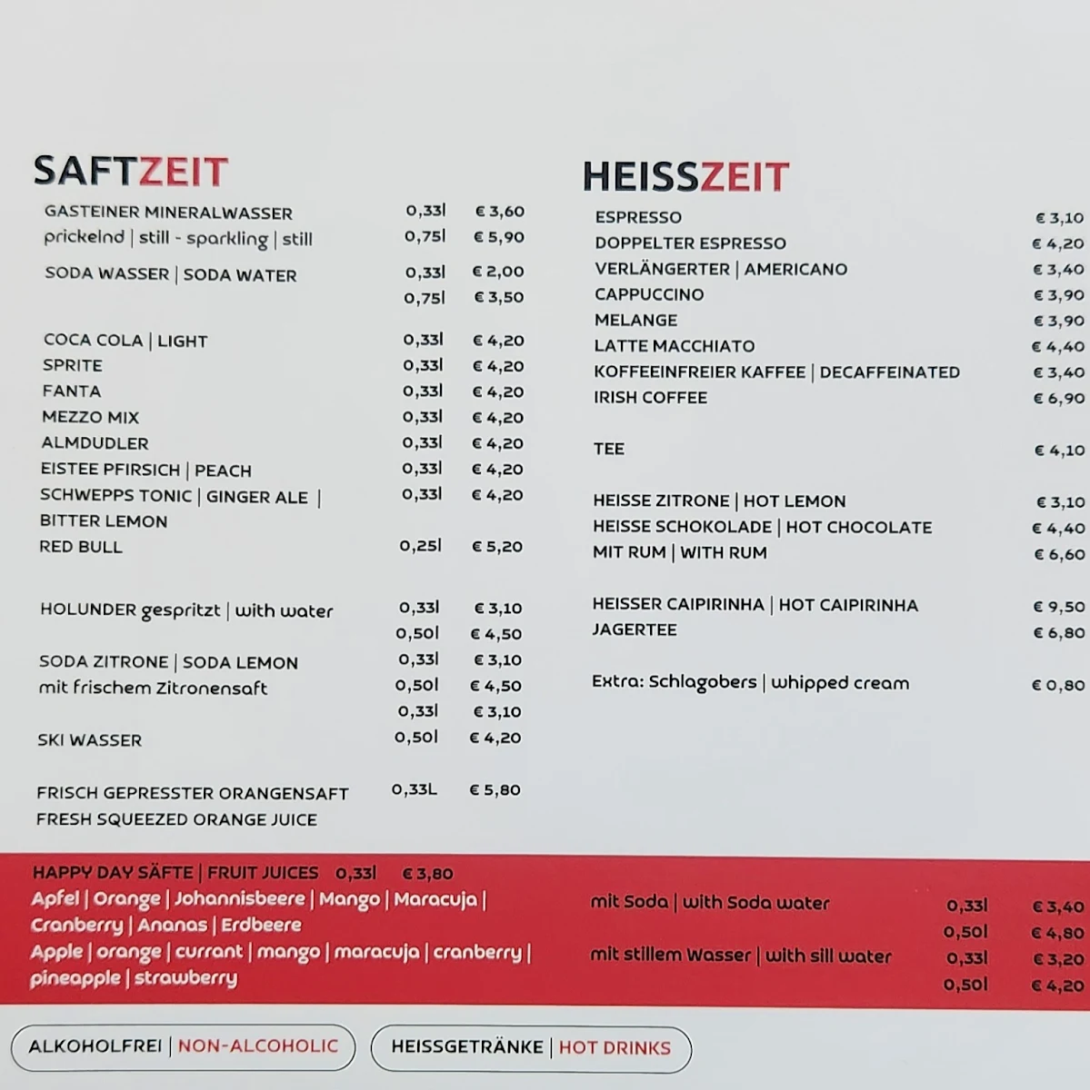 Speisekarte photo 1