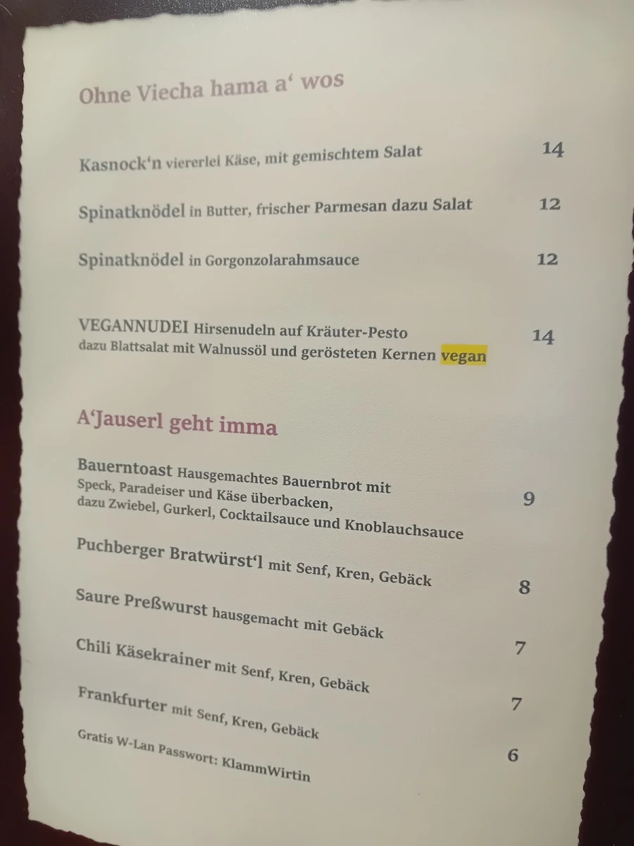 Speisekarte photo 4