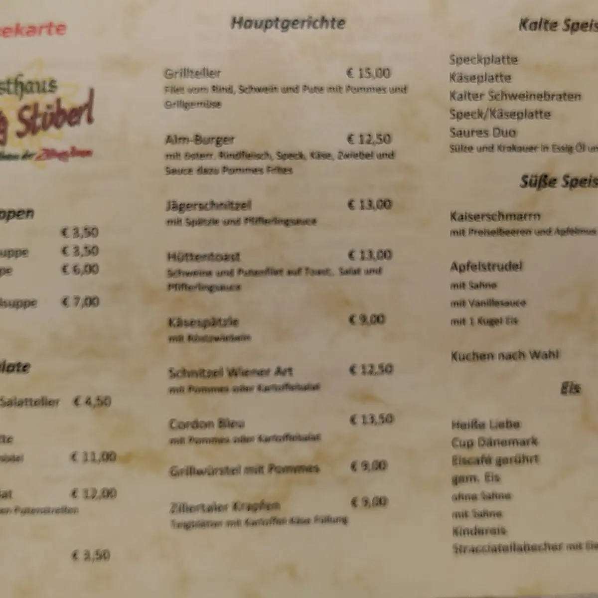 Speisekarte photo 4