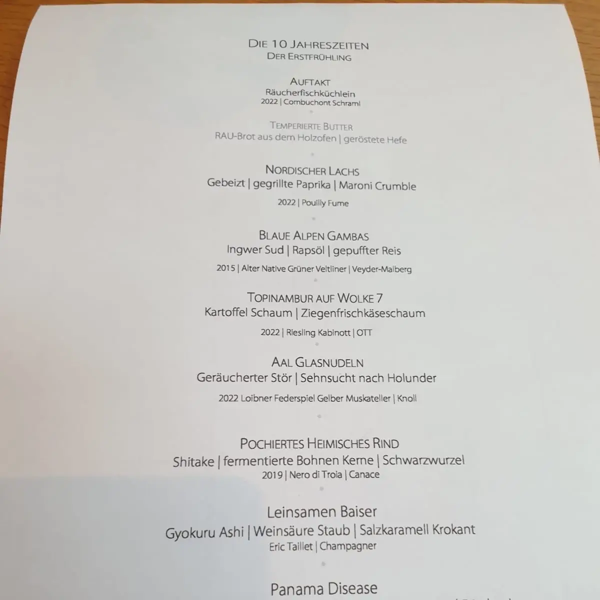 Speisekarte photo 1