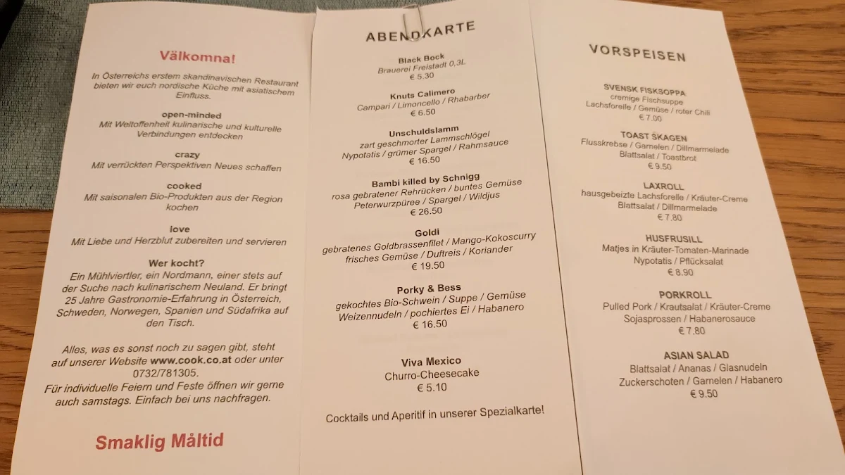 Speisekarte photo 1