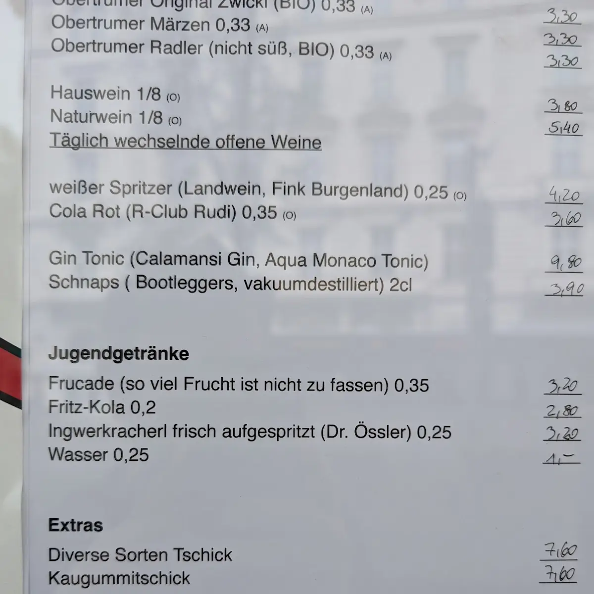 Speisekarte photo 3