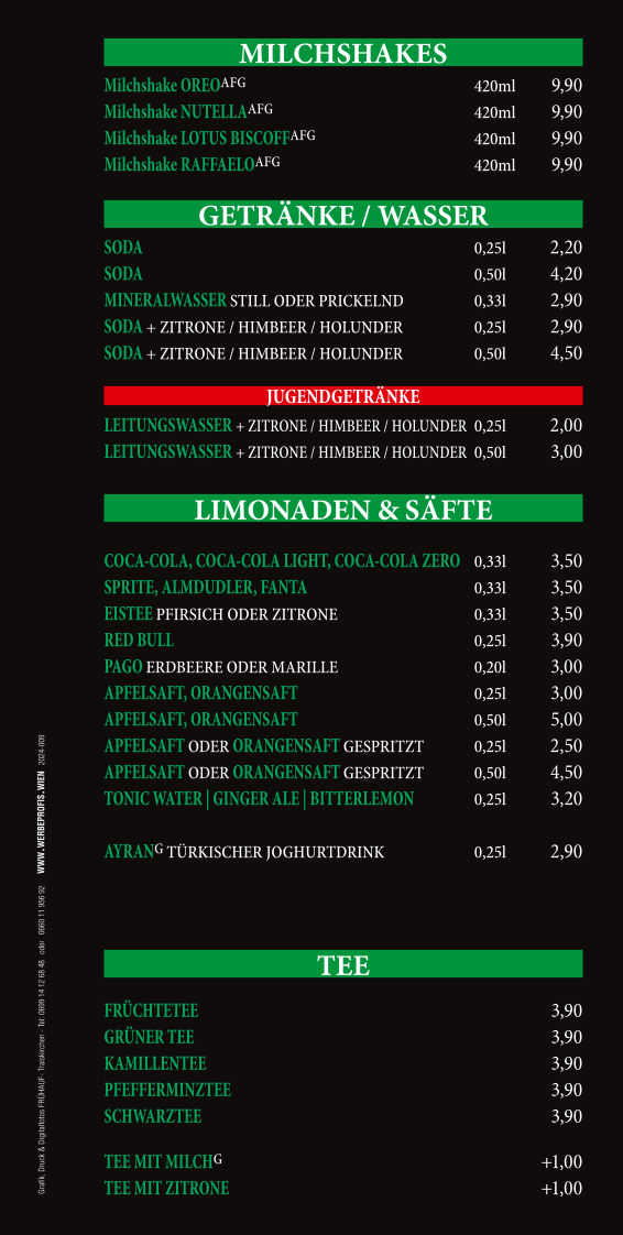 Speisekarte photo 5