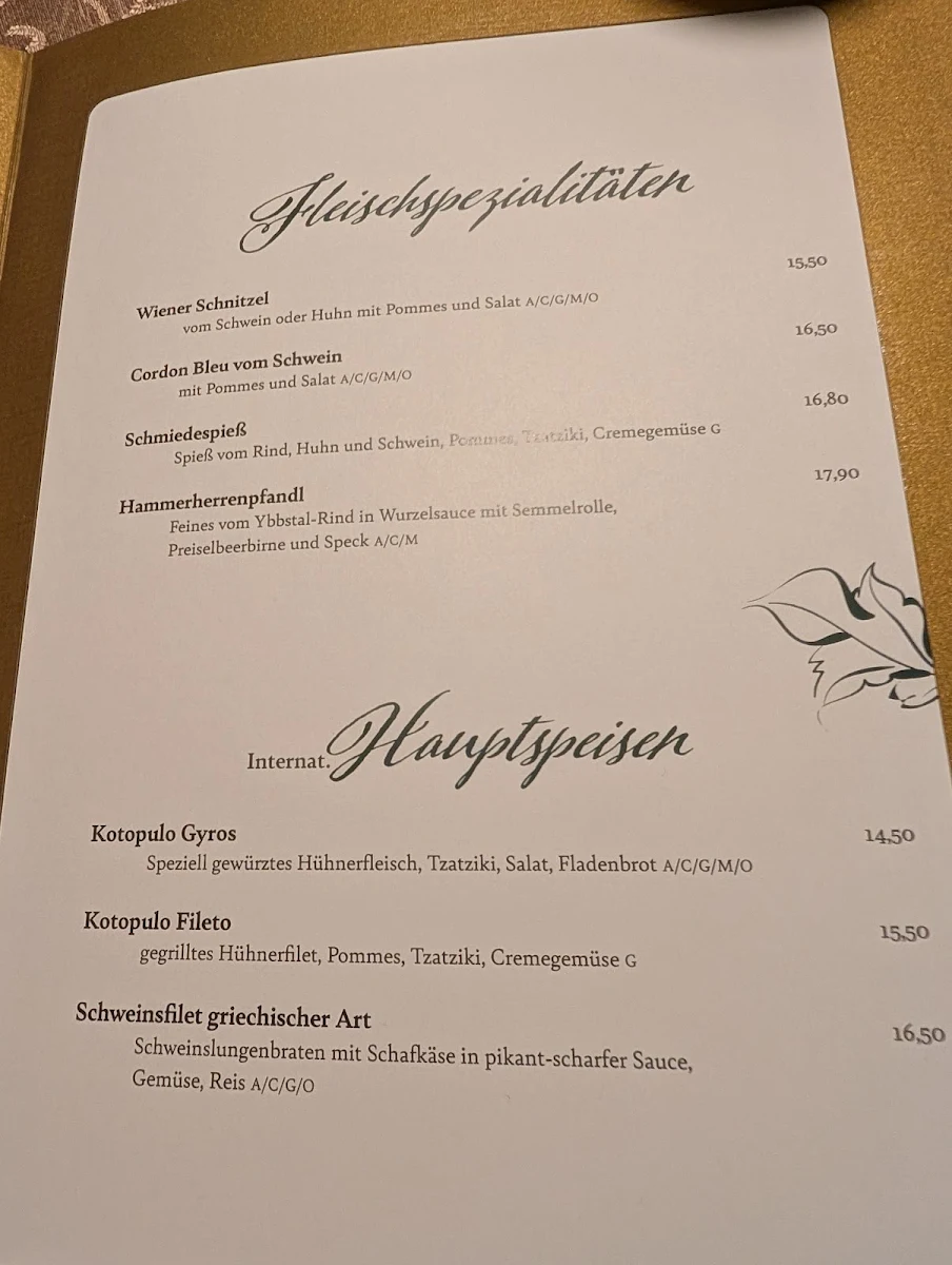 Speisekarte photo 1
