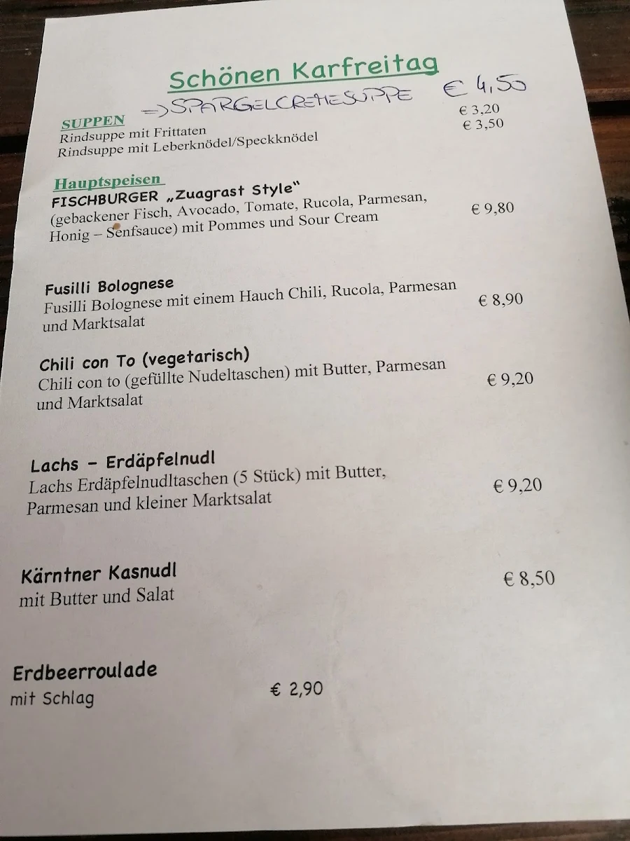 Speisekarte photo 1