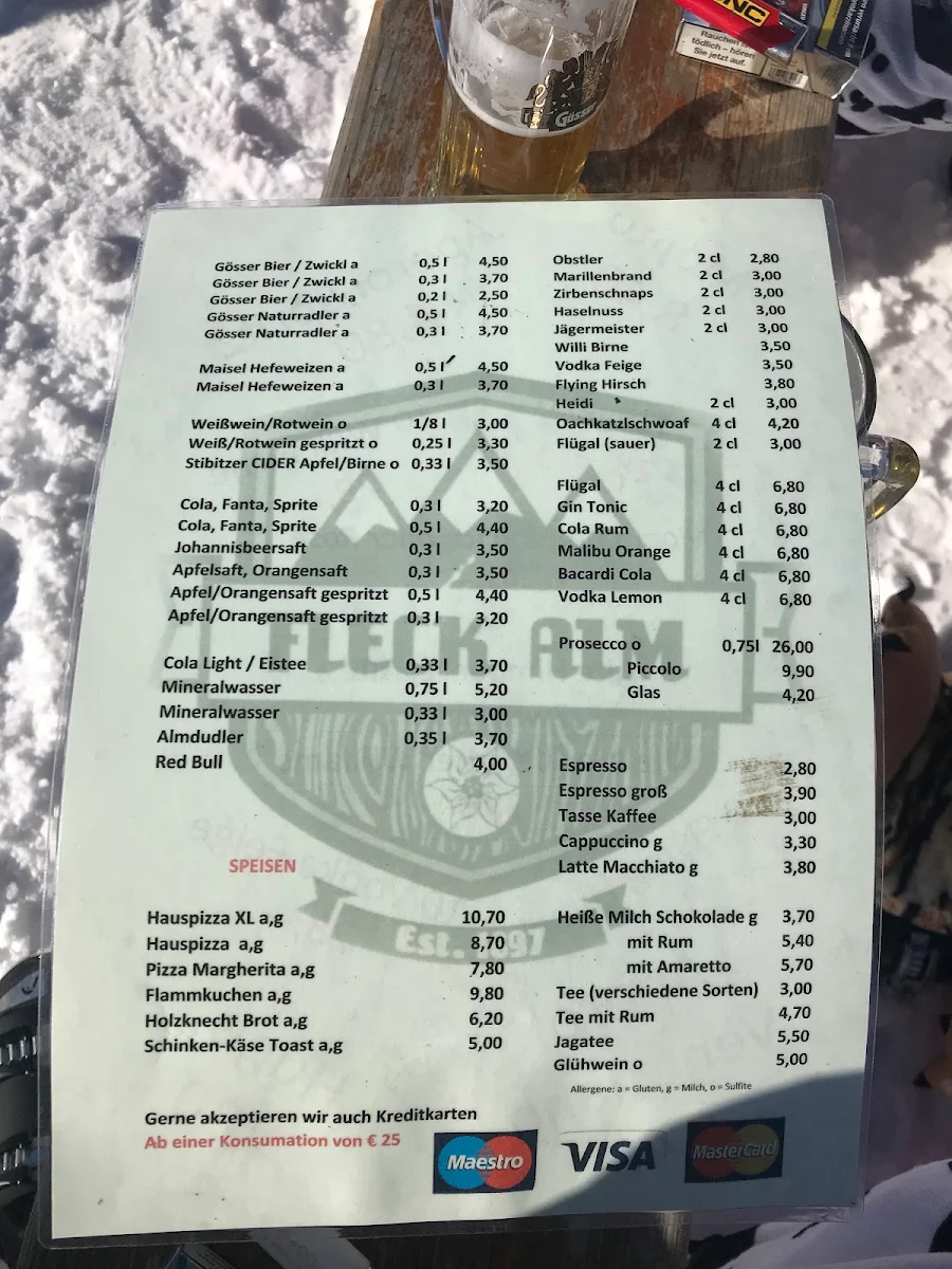 Speisekarte photo 1