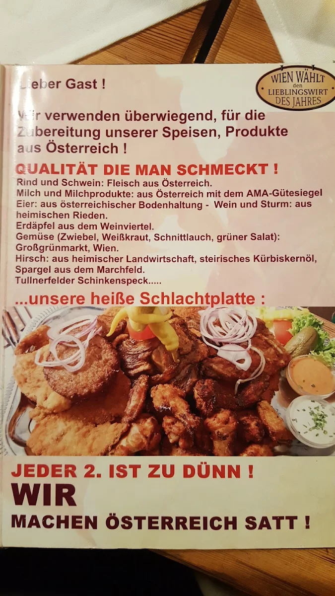 Speisekarte photo 1