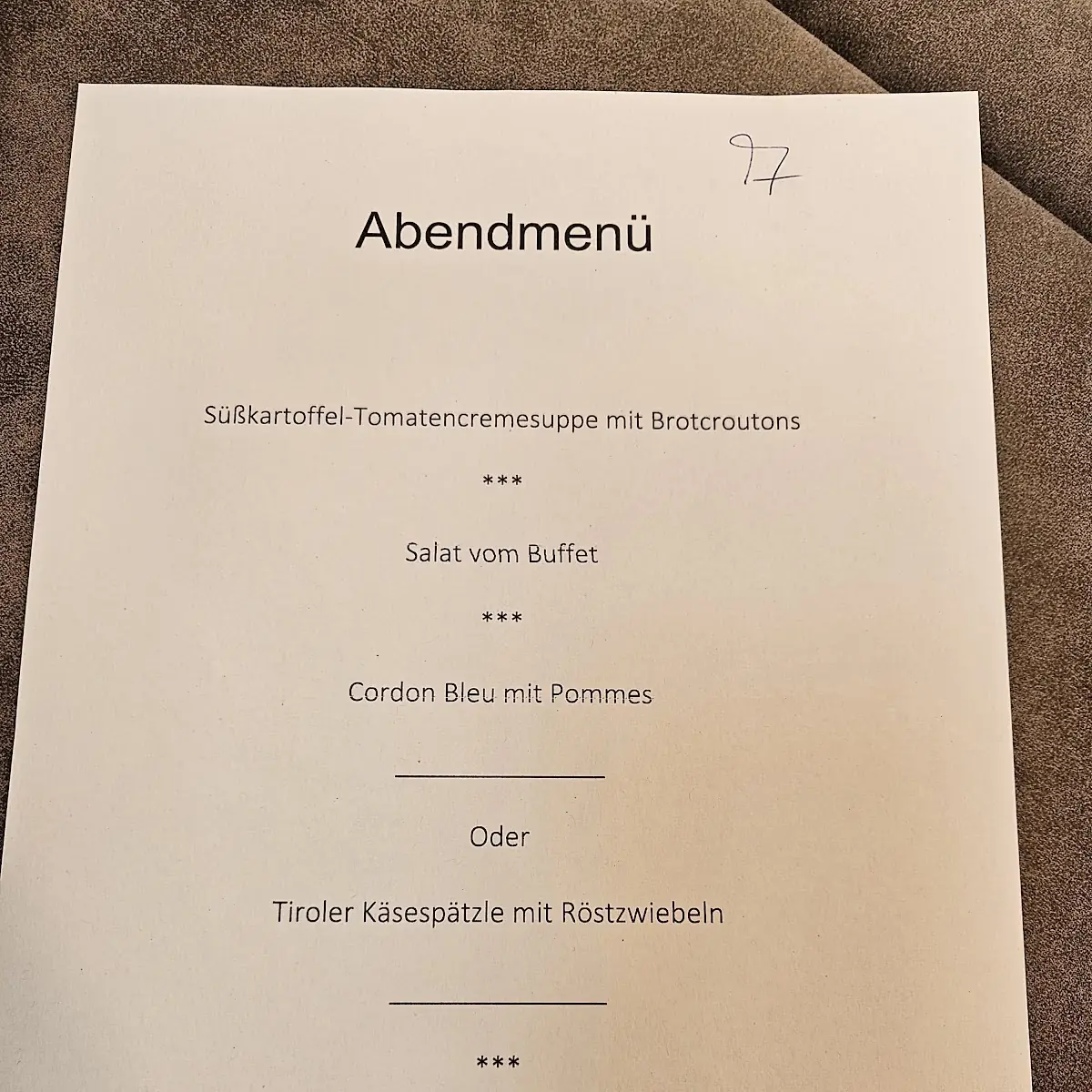 Speisekarte photo 1