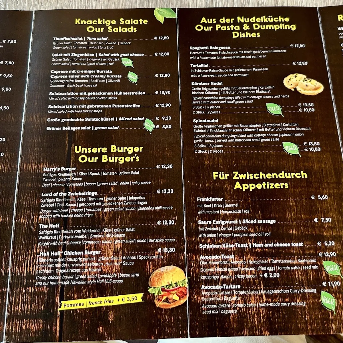 Speisekarte photo 1