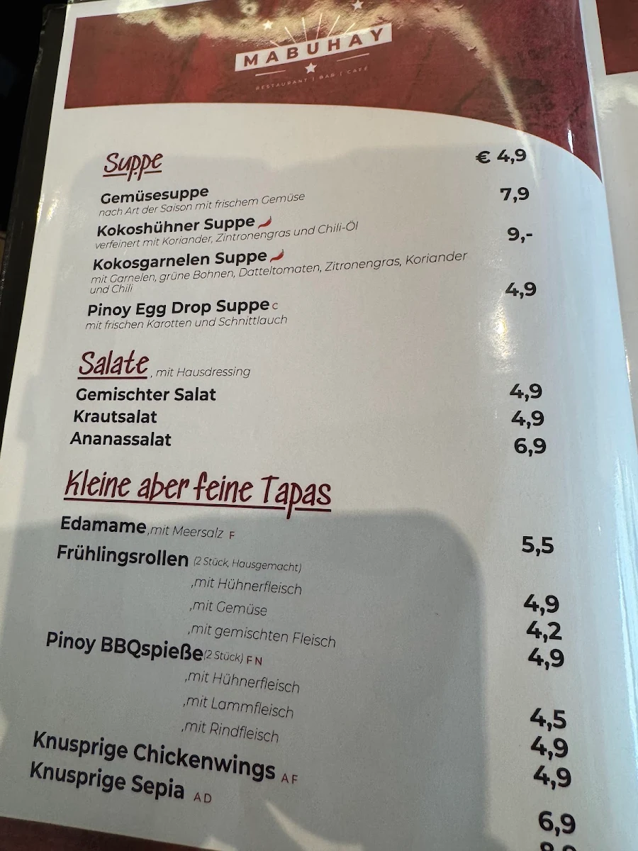 Speisekarte photo 3