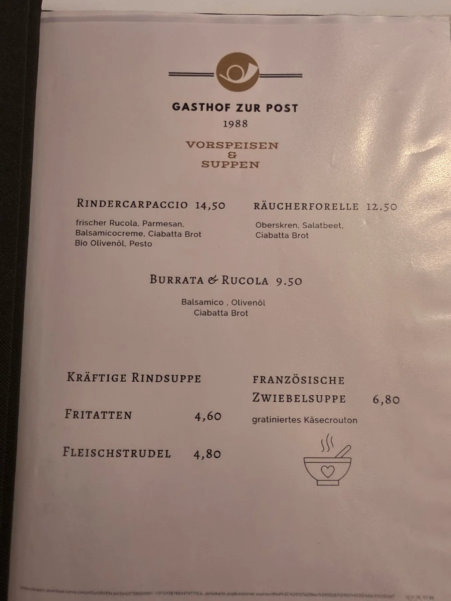 Speisekarte photo 2