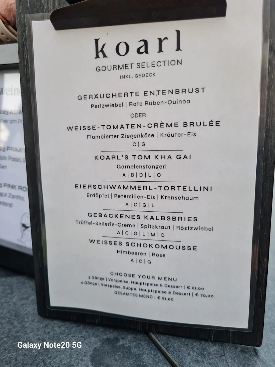 Speisekarte photo 1