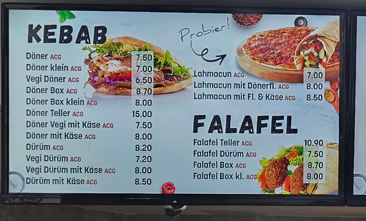 Speisekarte photo 2