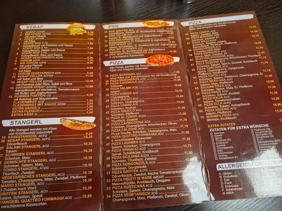 Speisekarte photo 1