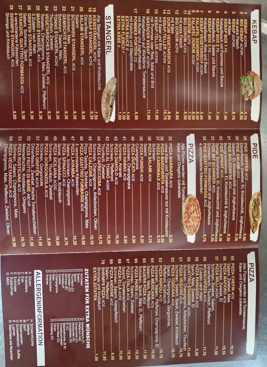Speisekarte photo 2
