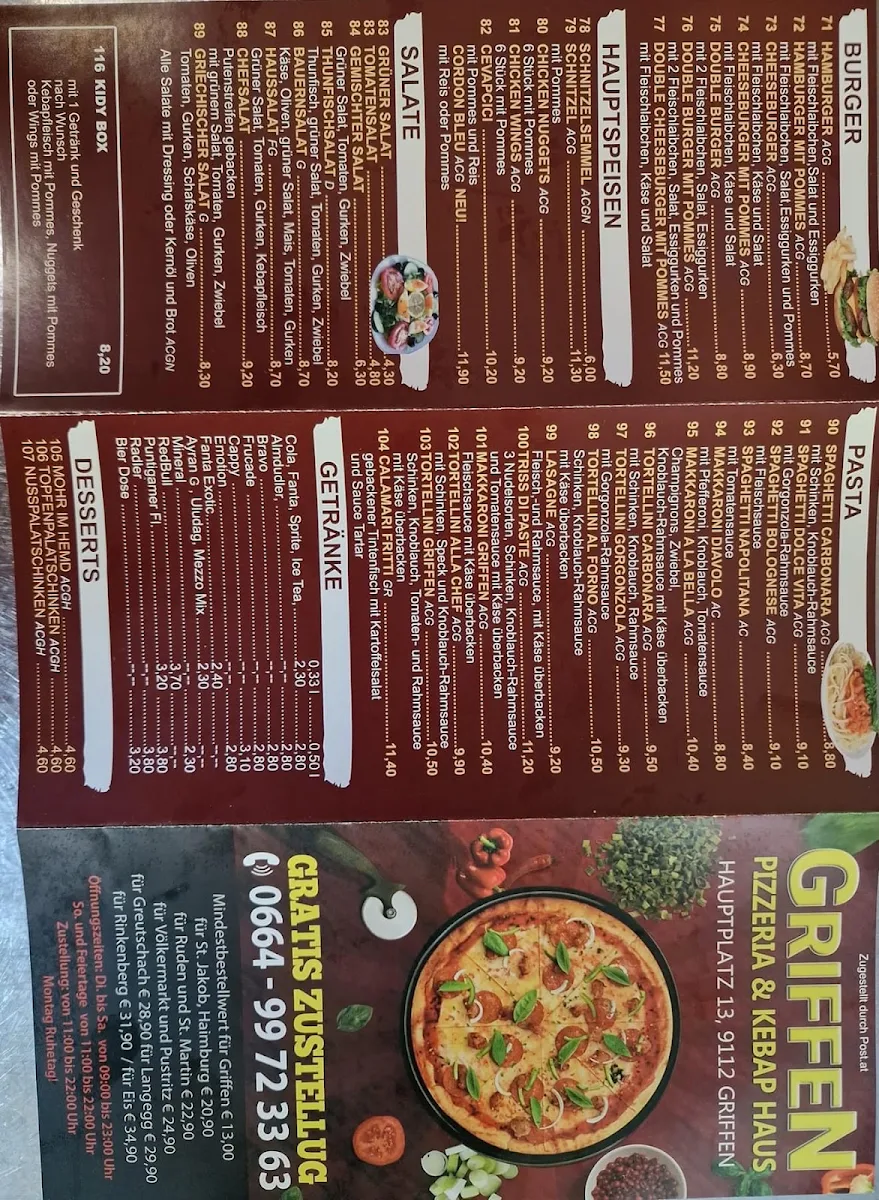 Speisekarte photo 3