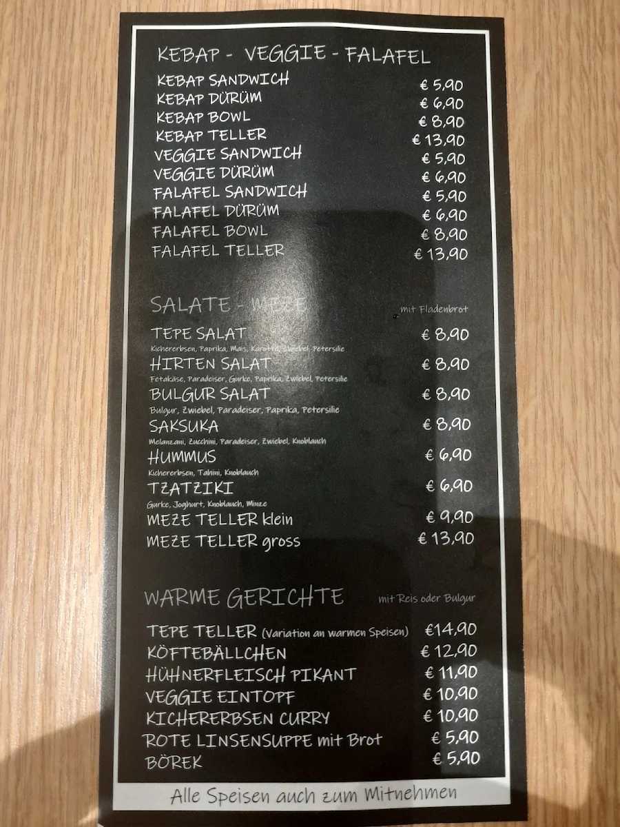 Speisekarte photo 3