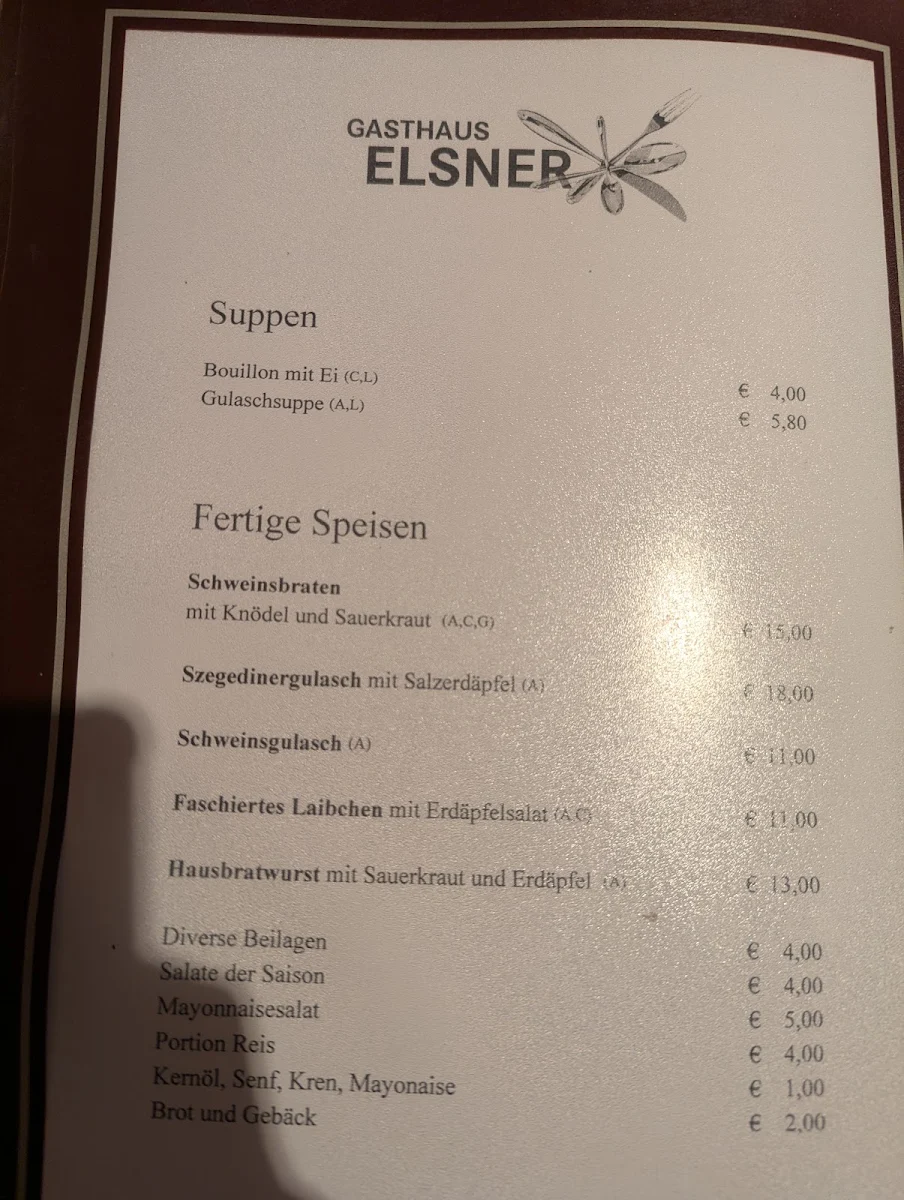 Speisekarte photo 4
