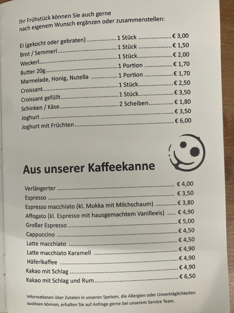 Speisekarte photo 2