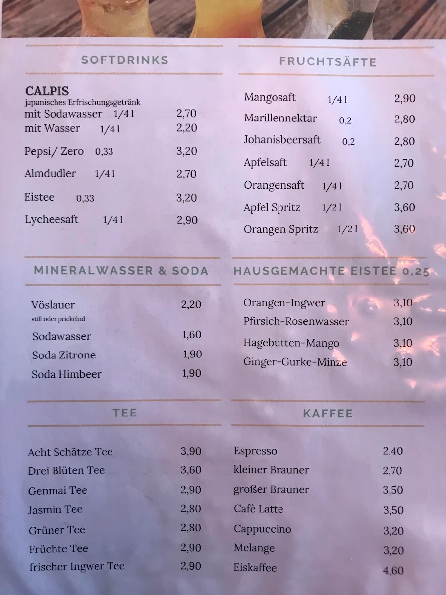 Speisekarte photo 4