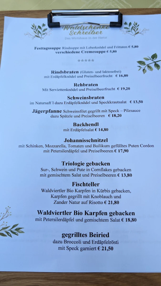 Speisekarte photo 1