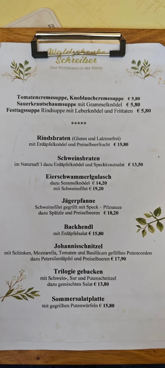 Speisekarte photo 2