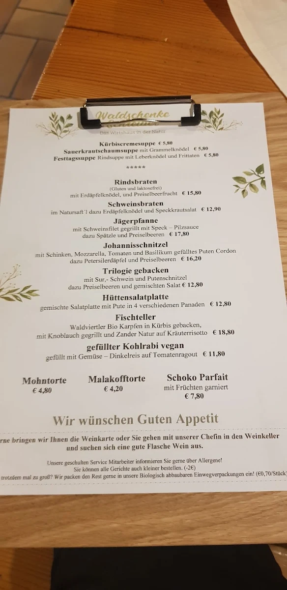 Speisekarte photo 4